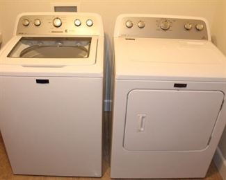 Our second washer and dryer (electric) set.  Maytag brand.