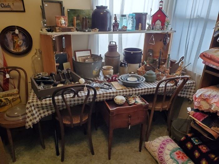 House is filled with great antiques & vintage.                              50% OFF THURSDAY!