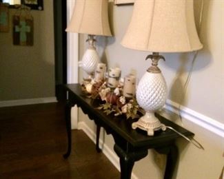 console     table lamps 