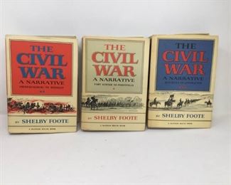 Shelby Foote The Civil War Three Volumes https://ctbids.com/#!/description/share/315389