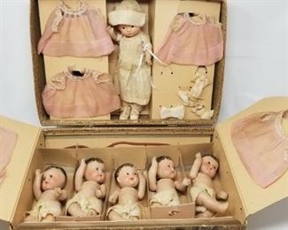 Dionne Quintuplets & Nurse Dolls https://ctbids.com/#!/description/share/315409