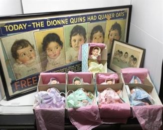 Dionne Quintuplets Dolls and Framed Pictures https://ctbids.com/#!/description/share/316073