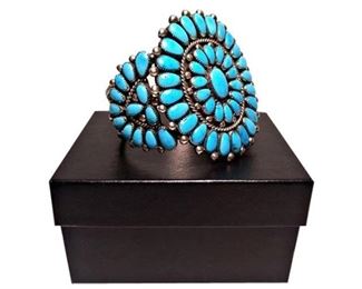 3. Alice Quam Zuni Turquoise Bracelet Cuff