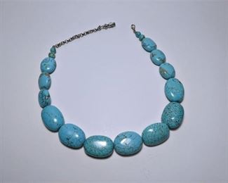 6. Turquoise and Sterling Necklace