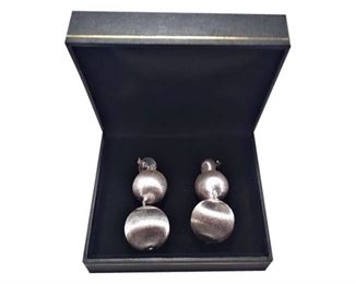 24. Sterling Silver Beaded Earrings