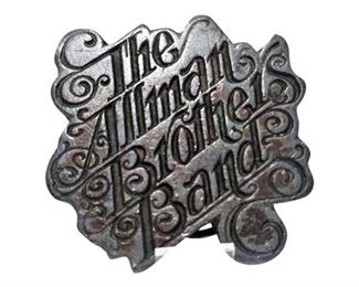44. 1970s The Allman Brothers Band Belt BuckleRolling Stones Logo