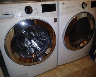 7 month old LG washer and dryer front loaders