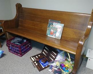 antique church pews