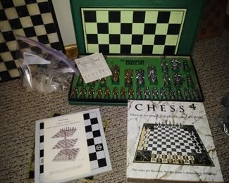 many, many chess sets