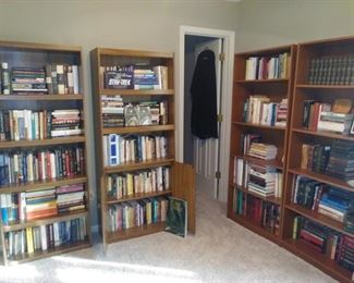 books and shelves