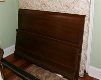 FULL SIZE MAHOGANY HEADBOARD & FOOTBOARD