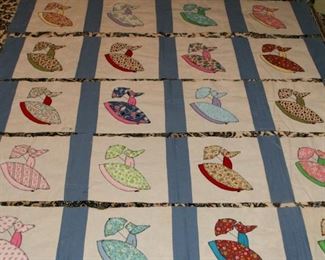 DUTCHDOLL QUILT READY TO QUILT