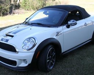 2012 MINI COOPER S, ROADSTER, CONVERTIBLE, ONE OWNER, 97,000 MILES, 6 SPEED MANUAL, $7,900