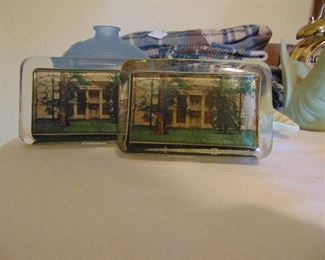 Vintage Glass Paperweights - The Hermitage 