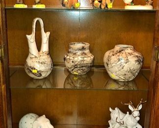 Early Hummels, Native horsehair pottery, Tiffany Elephant bank