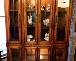 Beautiful lighted china hutch