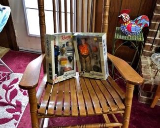 Solid Cracker Barrel Rocker