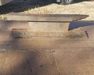 piece of rail / anvil - 20in