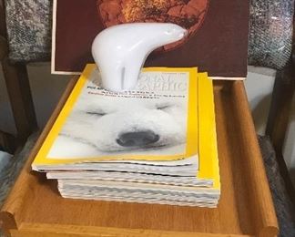 The earth LP, glass polar bear