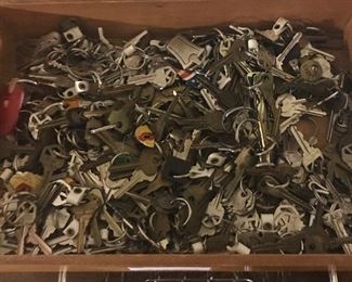 Giant box of keys