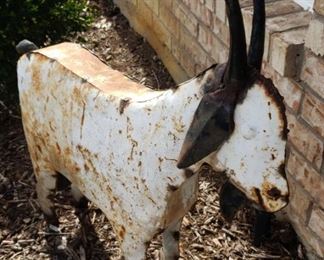 Goat Metal Yard Art