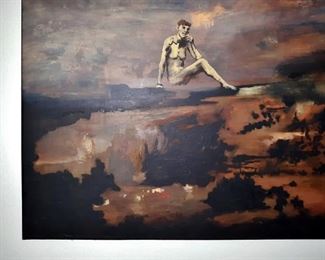 Nina Sten Knudsen. “If Ten Thousand Birds Came Flying My Way”. Oil on canvas. Approximately 35” by 40”. This item is available for pre-sale and is being advertised on other sites. Please contact for price. Local pickup only.