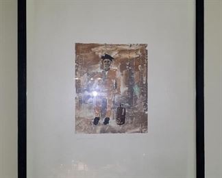 Ignacio Iturria, “Emigrante”, 2000. Monoprint. One of four. Paper approximately 17” by 20.5" Outside of frame approximately 20.5” by 24”. This item is available for pre-sale and is being advertised on other sites. Please contact for price. Local pickup only.