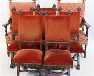 Antique Throne Style Chairs And Side Chairs
