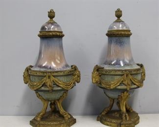 Finest Quality Pair Of Antique Bronze Mounted