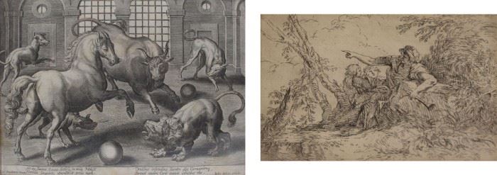 GROUPING OF OLD MASTER PRINTS