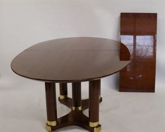 Hendrendon Signed Oval Dining Table With Leaf