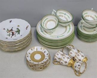 Herend Minton And Limoges Porcelain Grouping