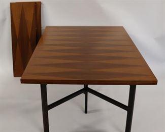 Midcentury Dining Table With Ebonised Base