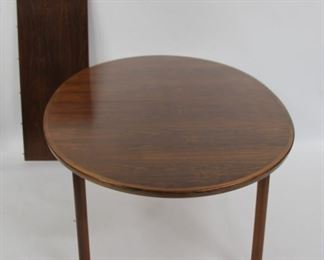 Midcentury Rosewood Dining Table With Leaf