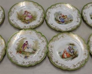 SEVRES Set Of Decorated Porcelain Plates