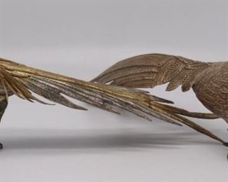 SILVER Spanish Gilt and Silver Pheasant