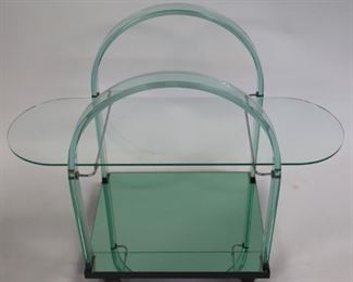 Vintage And Fine Quality Glass T Cart