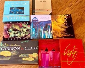 Dale Chihuly Collection of Original Books  