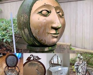Collection of Art, Antiques,  Craft Supplies and Found Objects- A super fun estate sale with something for everyone.