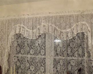 More lace curtains