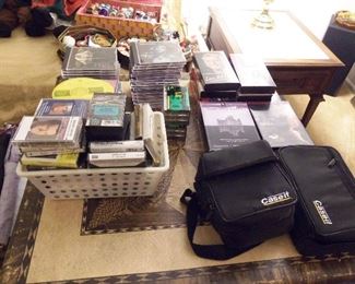 CDs, DVDs & cassette tapes