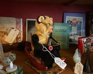 Smoking Japan rocking bear 