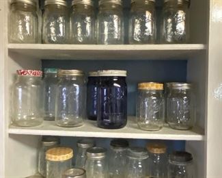 Mason and ball jars 