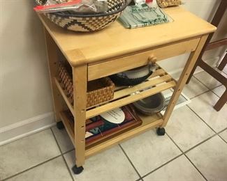 Kitchen Rolling Cart $ 50.00