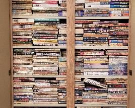 Lots and lots and lots of paperback books!!!