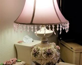 Vintage lamps and ceramics