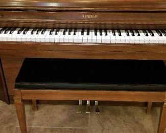Kimball Piano in pristine condition.