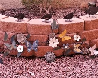 More outdoor metal decor