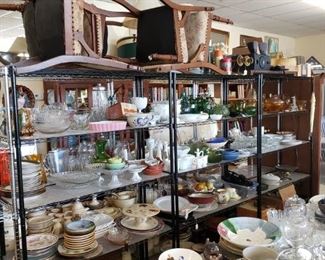 Dishes and glassware 