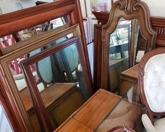 Mirrors, coffee table, 